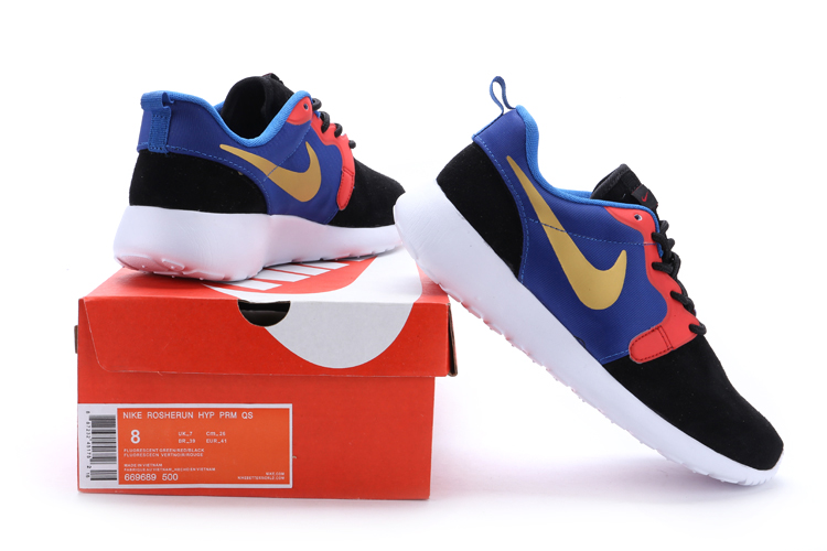 nike rosherun hyp prs qs ble noir chaussures rouges (1)